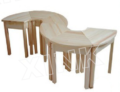 原木组合桌